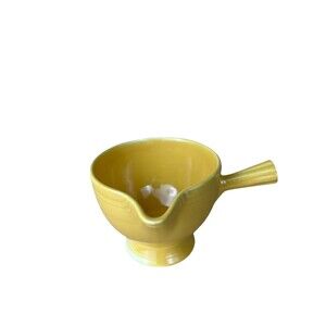 VTG Homer Laughlin Fiestaware Stick-handled Creamer Original Yellow 1930s ?